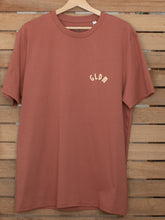 Load image into Gallery viewer, Retro brown T-shirt GLDM Surf Crafts
